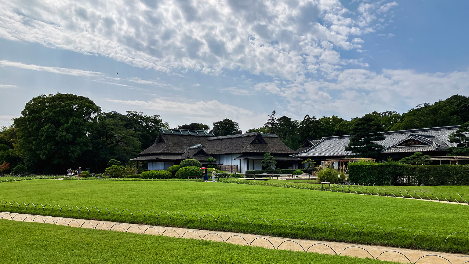 後楽園の延養亭の写真