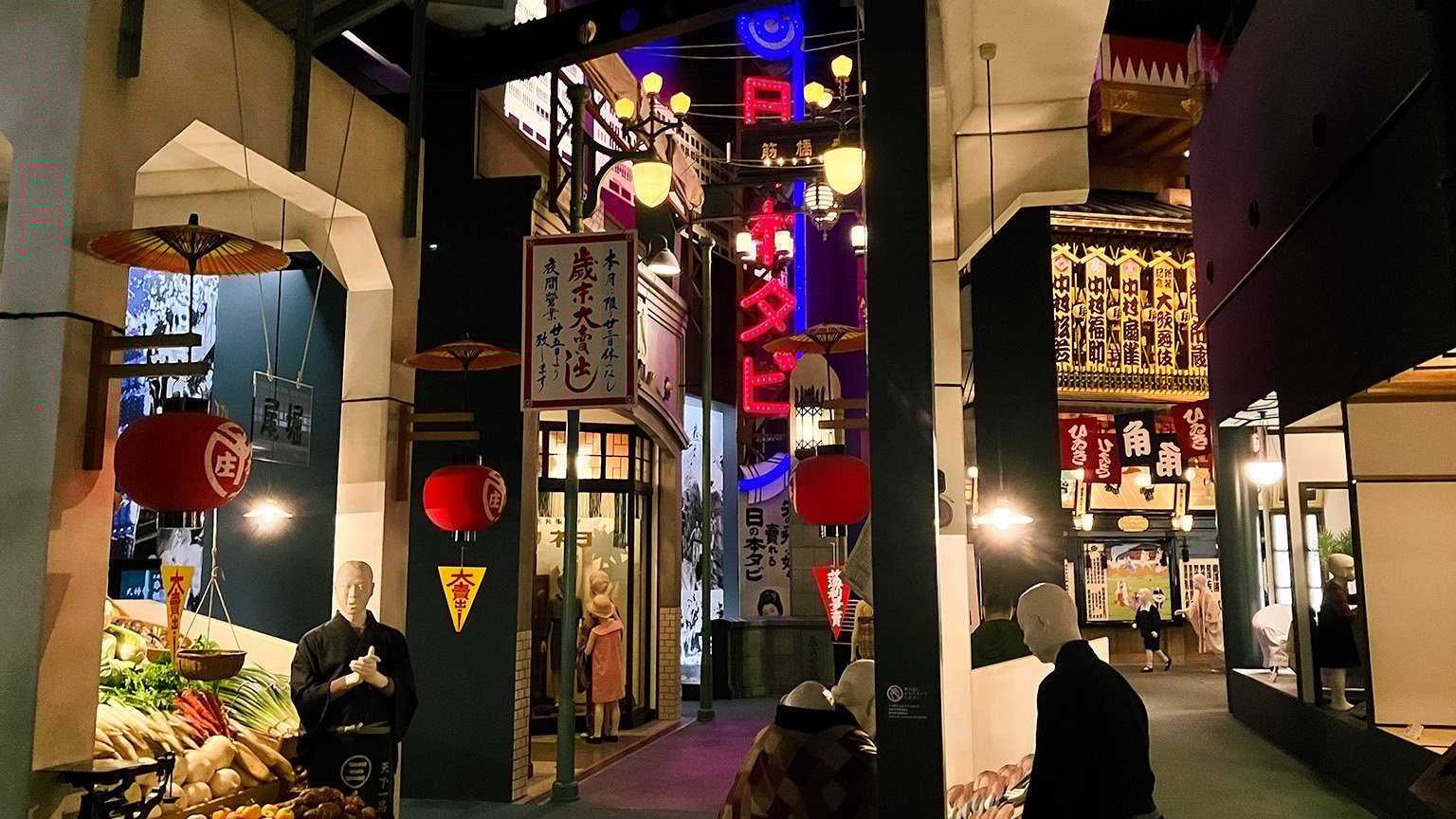 大阪歴史博物館の「大大阪時代」の展示の写真