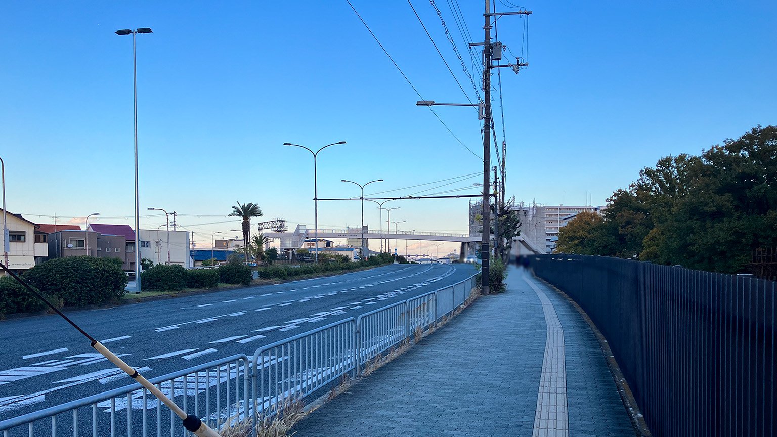 仁徳天皇陵古墳の北側の写真