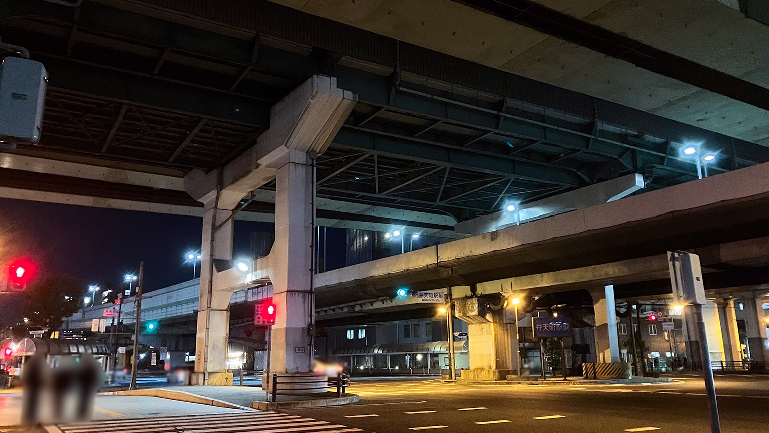 弁天町駅前交差点の写真