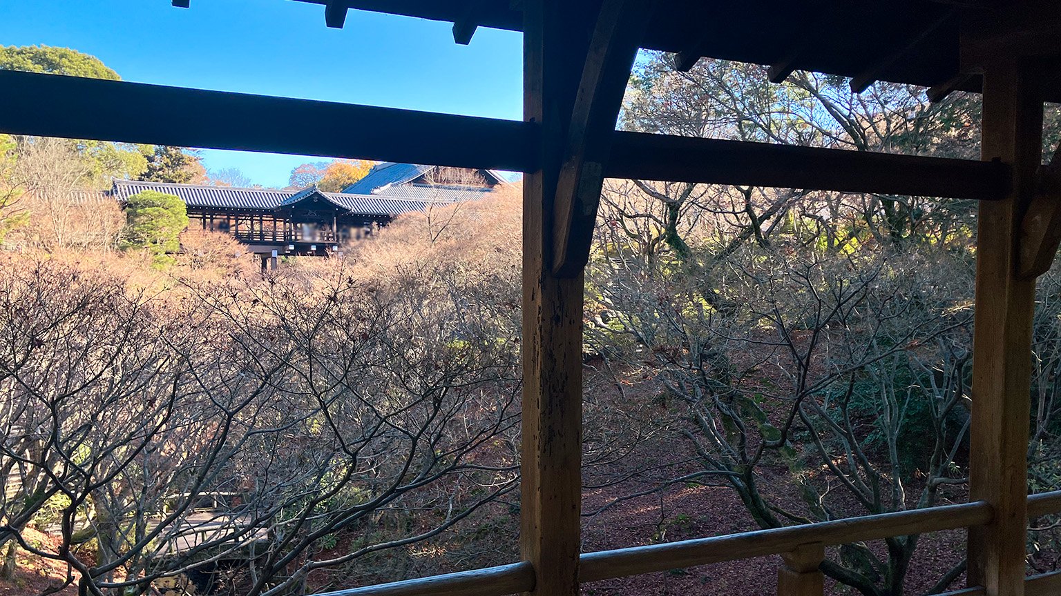 東福寺の臥雲橋の写真