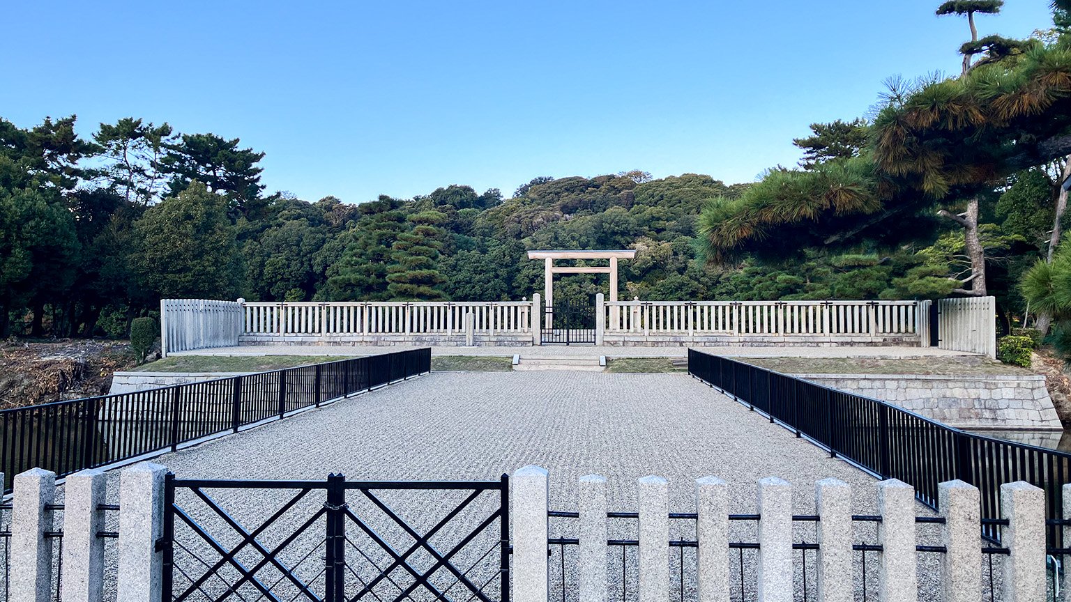 仁徳天皇陵古墳の写真