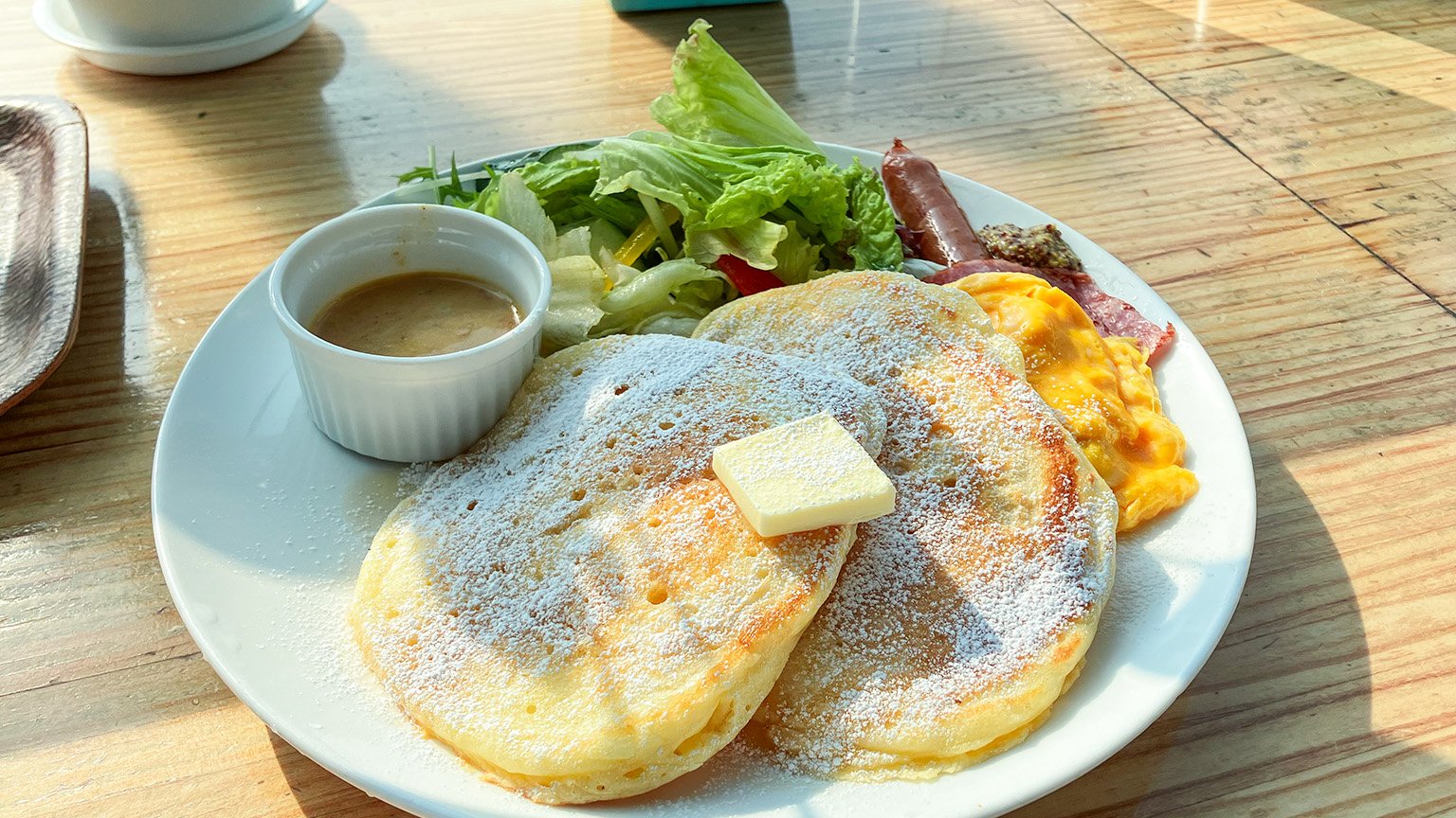 シーバーズカフェのオリジナルパンケーキの写真