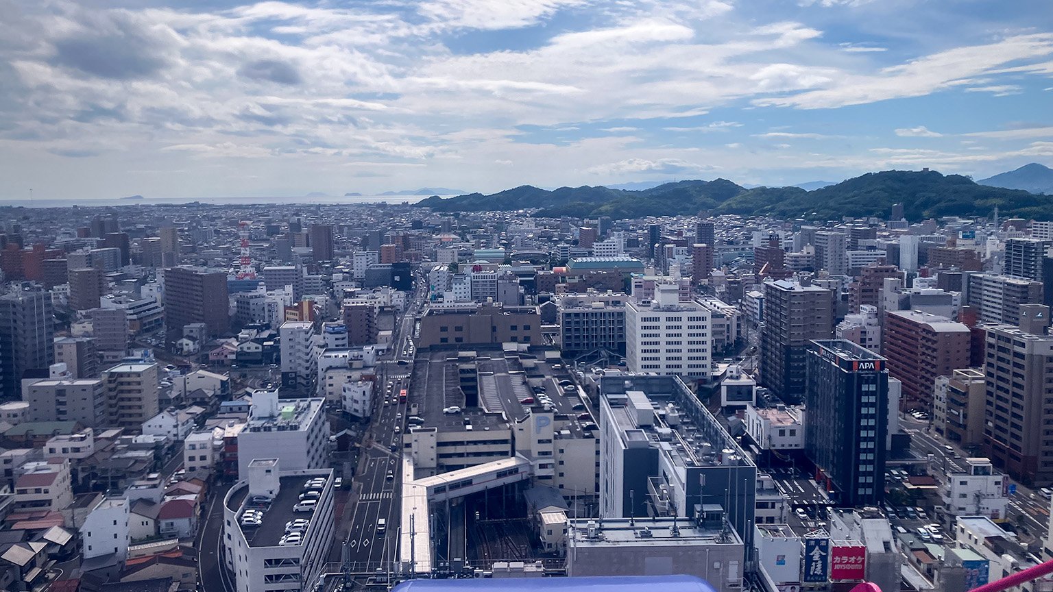 大観覧車「くるりん」からの景色の写真