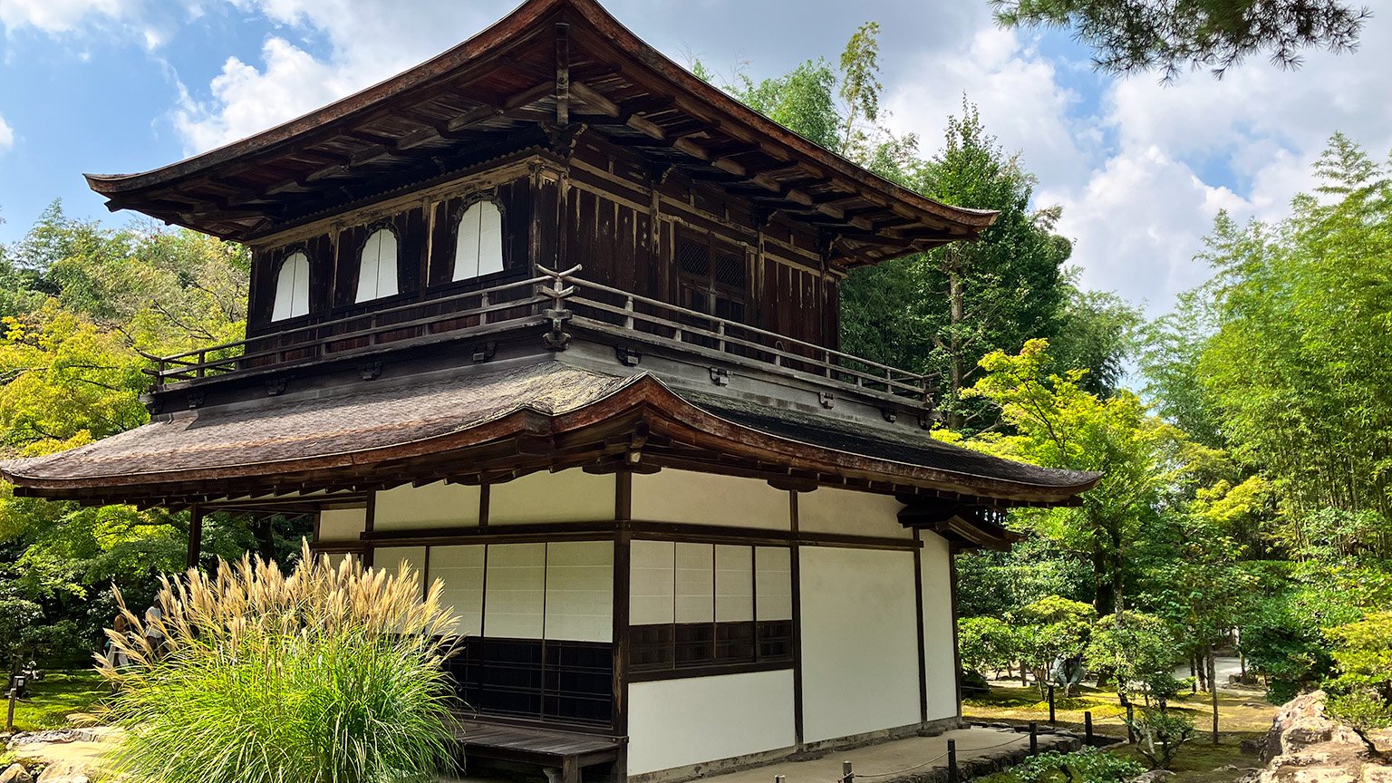 銀閣寺の銀閣（観音殿）の写真