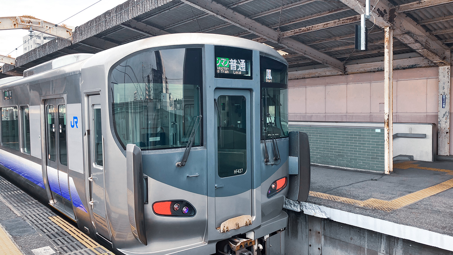 羽衣線鳳行きの列車の写真