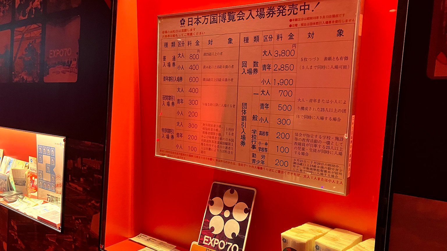 EXPO’70パビリオンの展示の写真