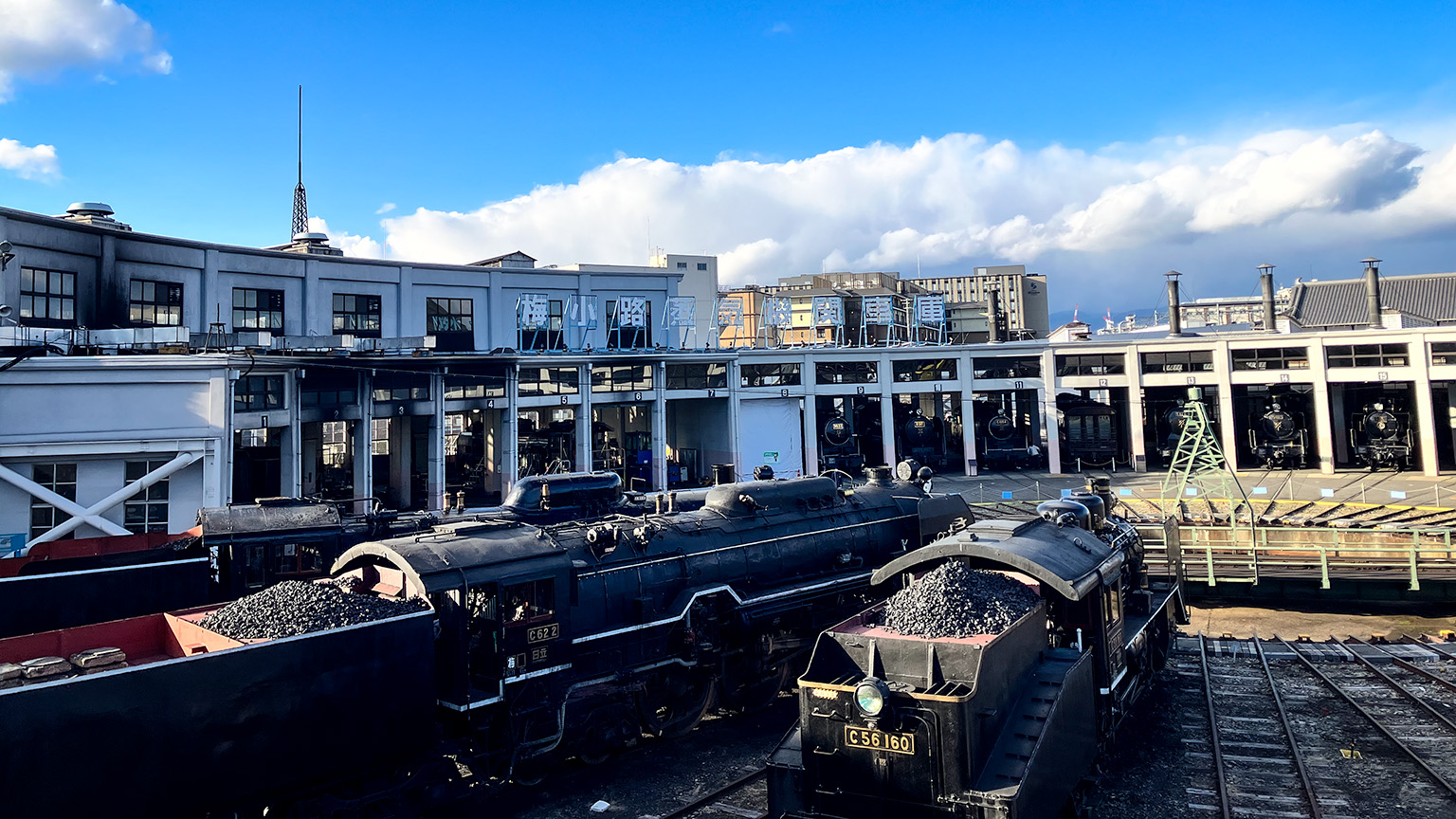 京都鉄道博物館の転車台の写真