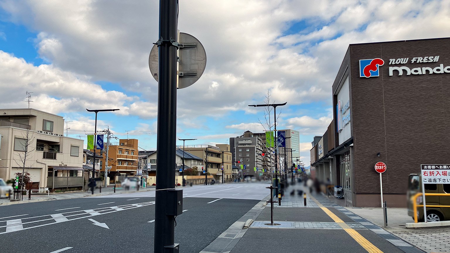 長岡京市の天神通りの写真