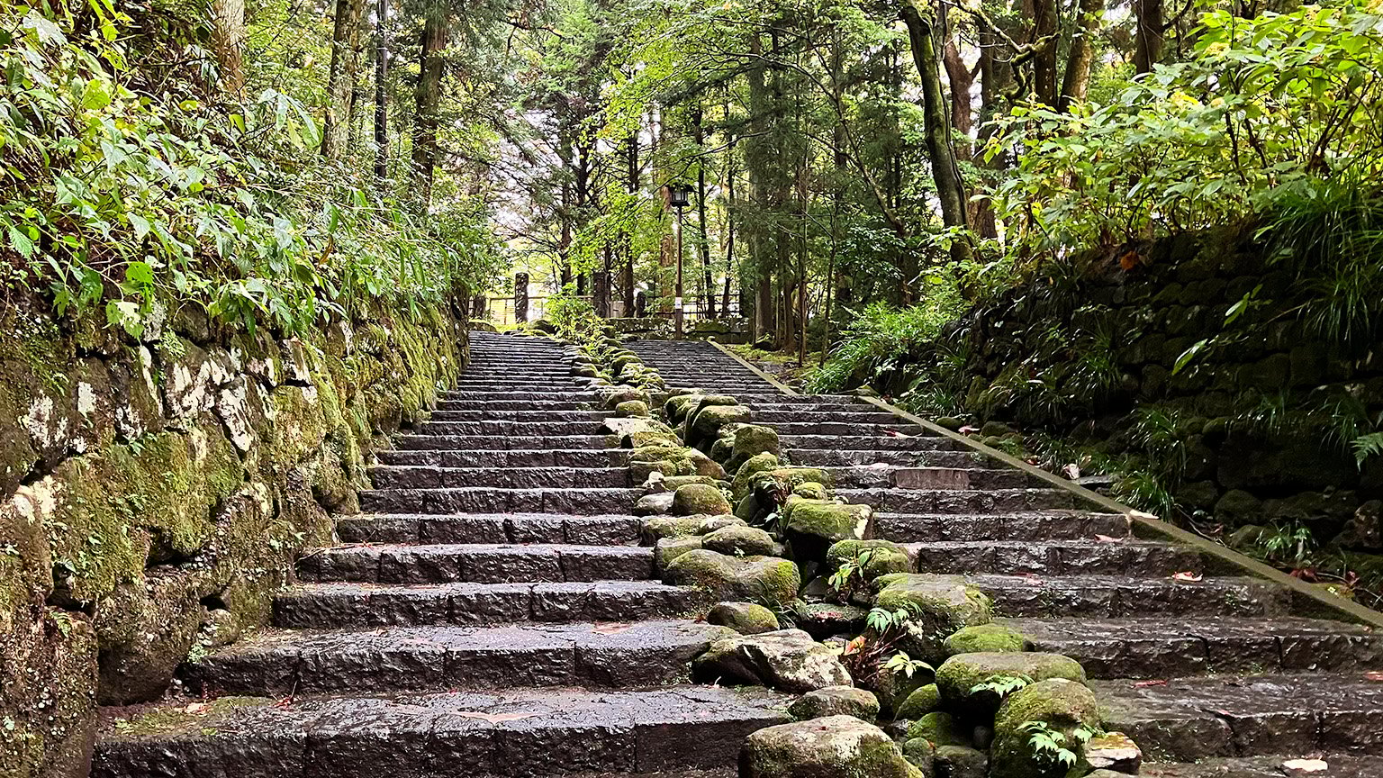 日光の石段の写真