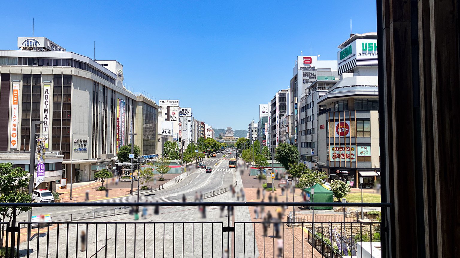 JR姫路駅の展望台からの景色の写真
