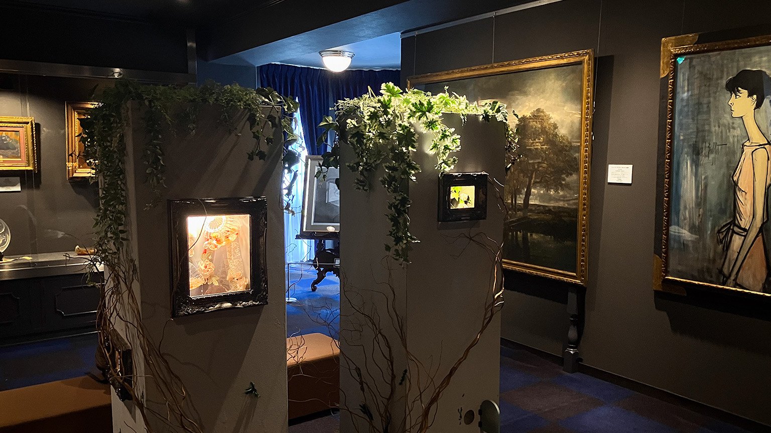 うろこ美術館の「ヨーロッパ油彩名画展」の写真