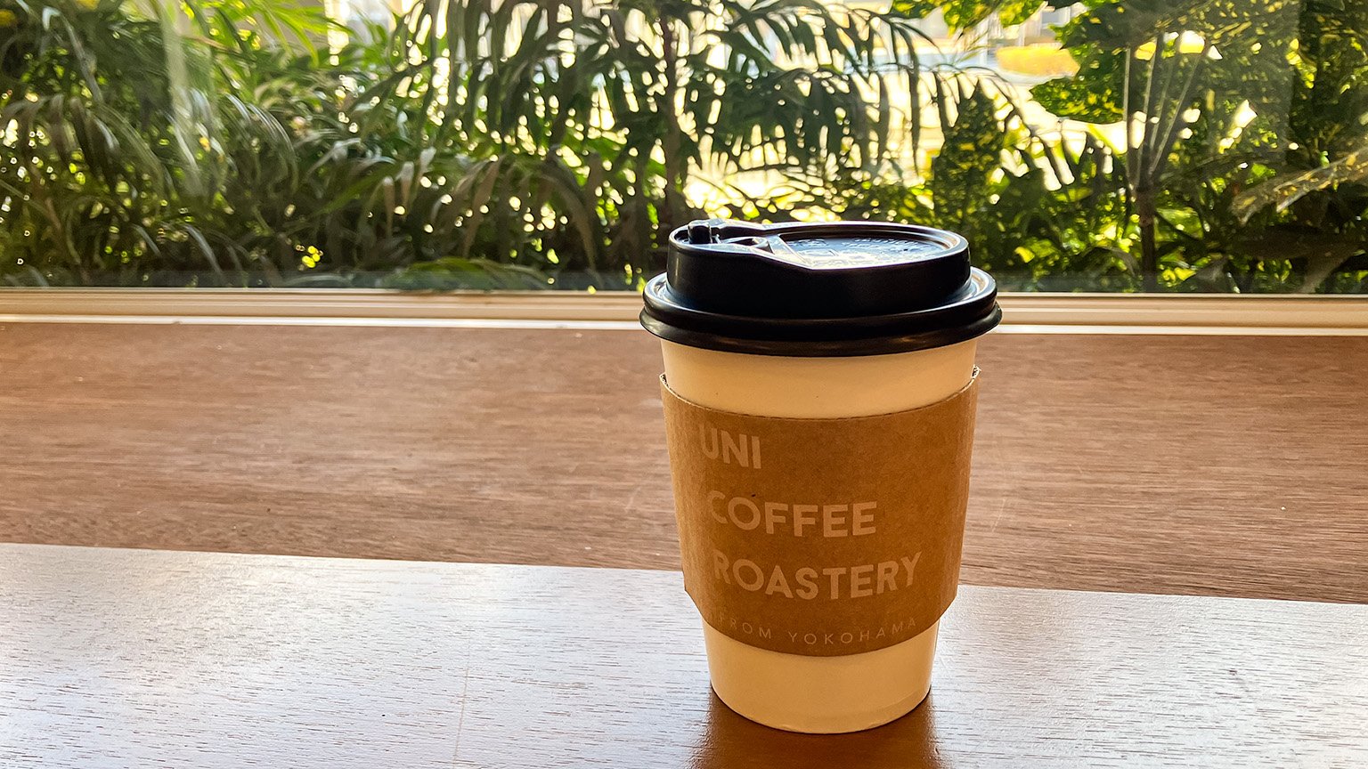 UNI COFFEE ROASTERY 石川小松店のカフェラテの写真