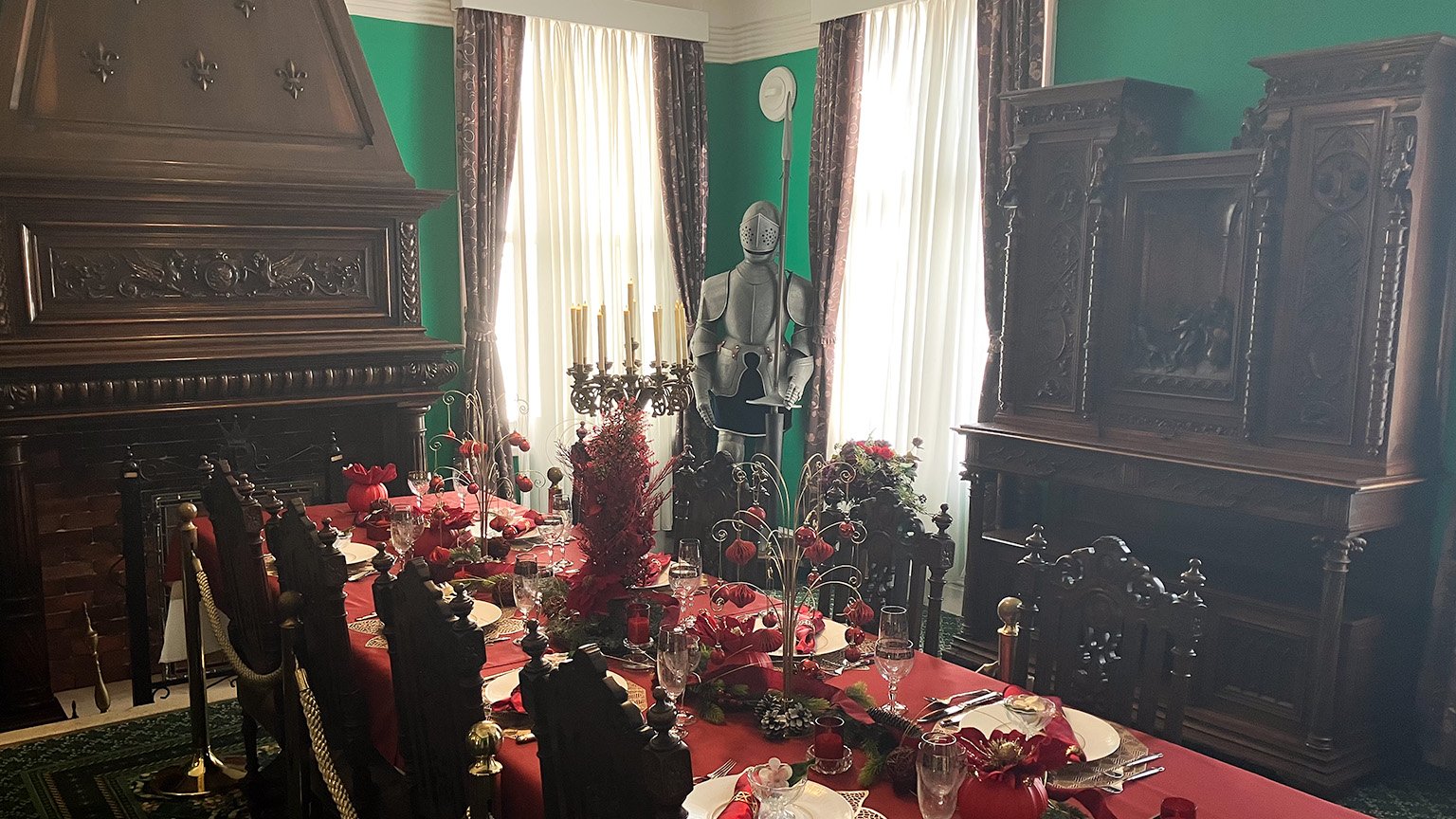 北野外国人倶楽部の食堂の写真