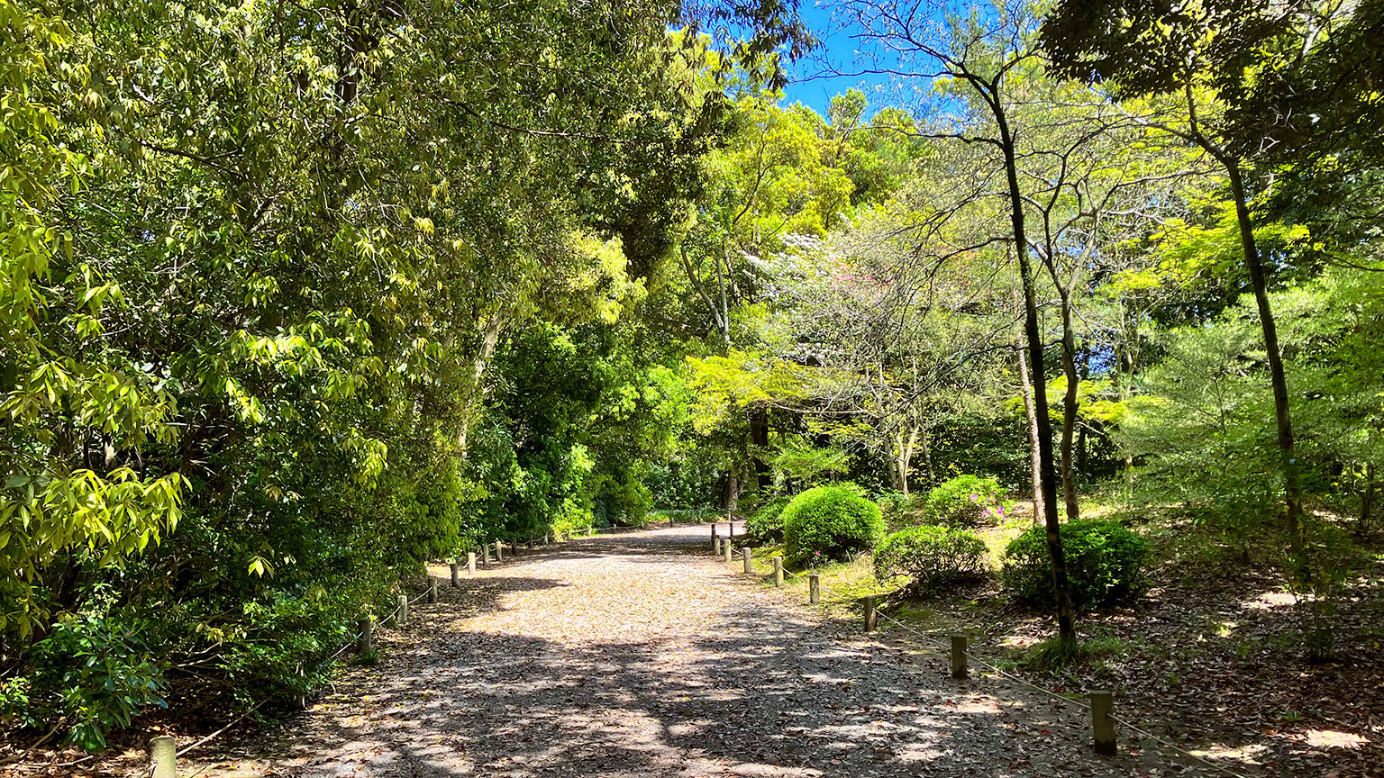 栗林公園の北庭の写真