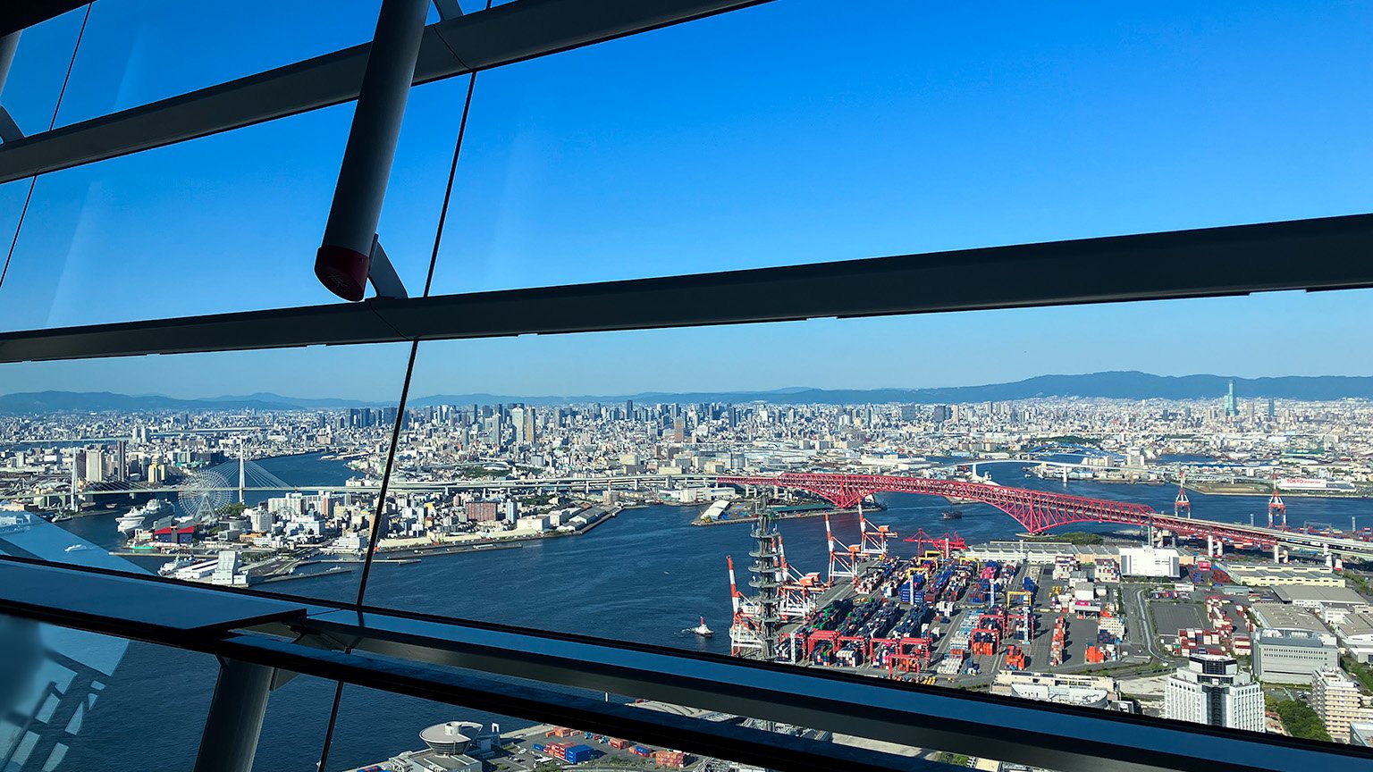 さきしまコスモタワー展望台の東側の景色の写真