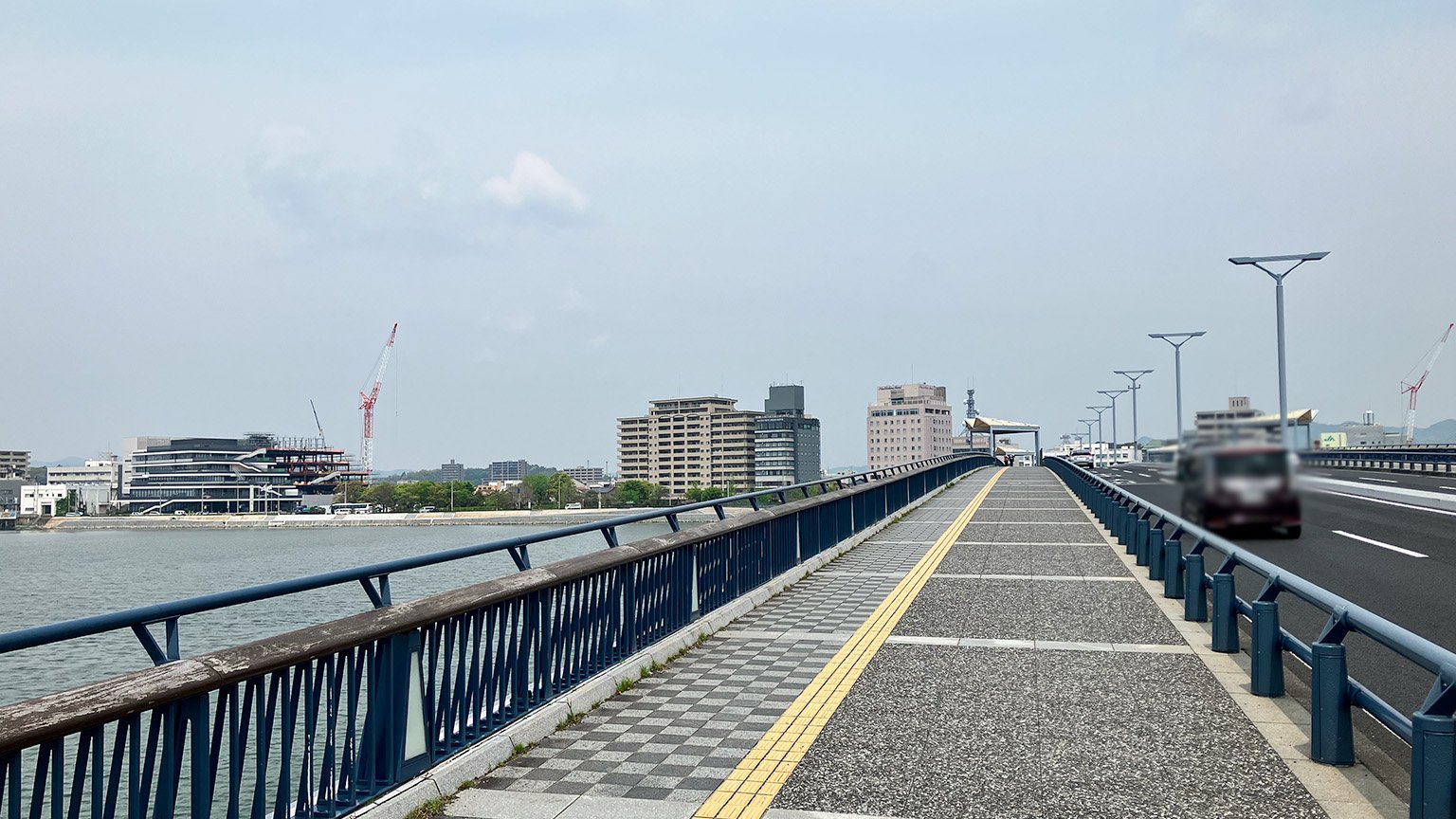 宍道湖大橋からの景色の写真