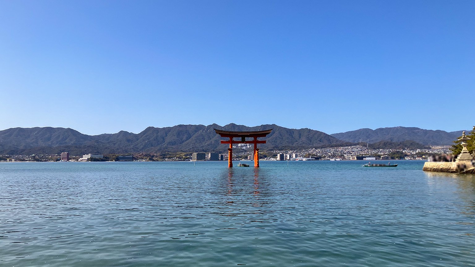厳島神社の大鳥居の写真