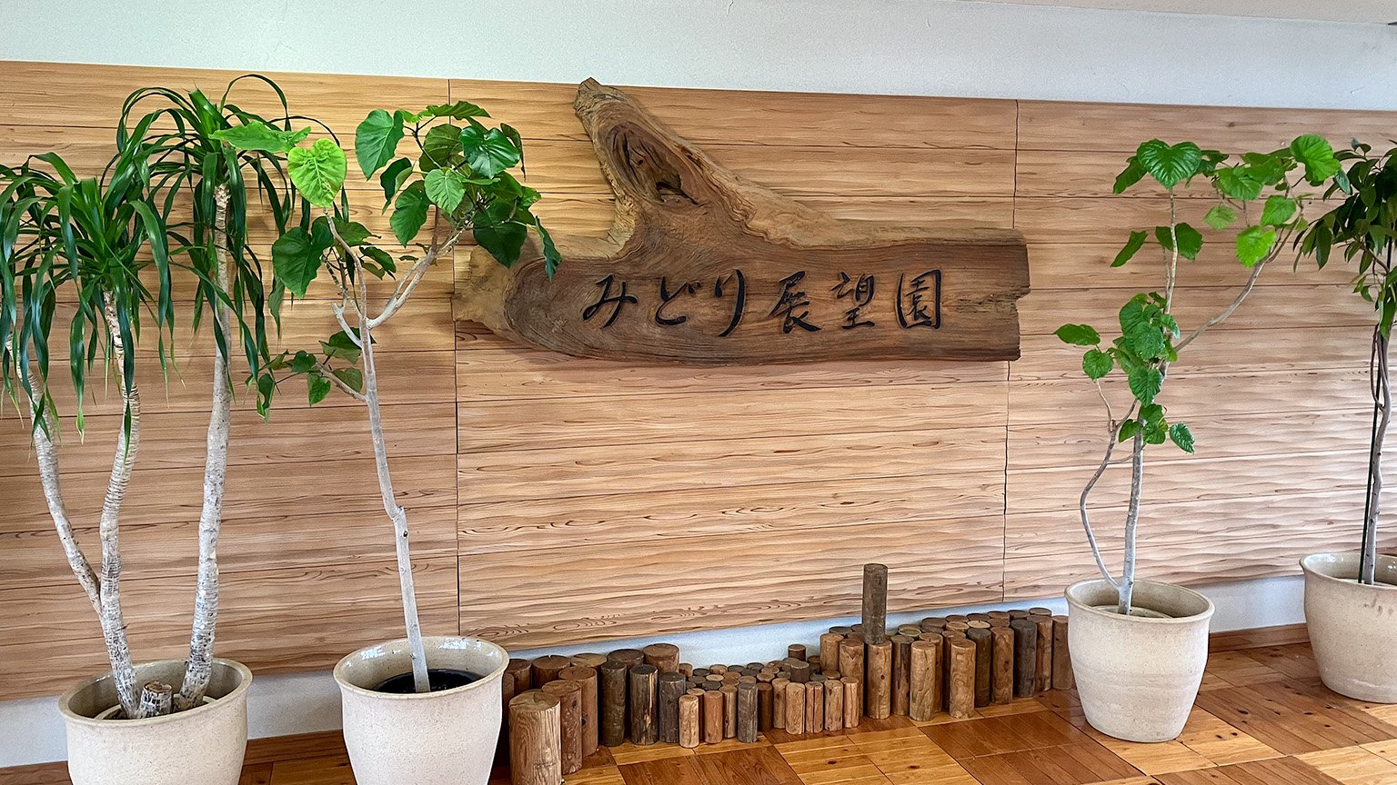 兵庫県庁2号館13階の「みどり展望園」の写真