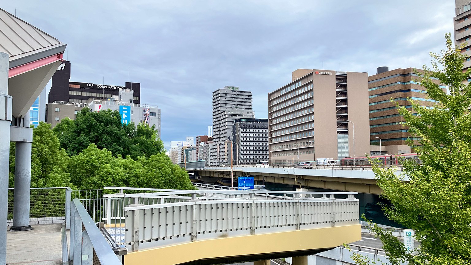 新大阪駅の北側の写真