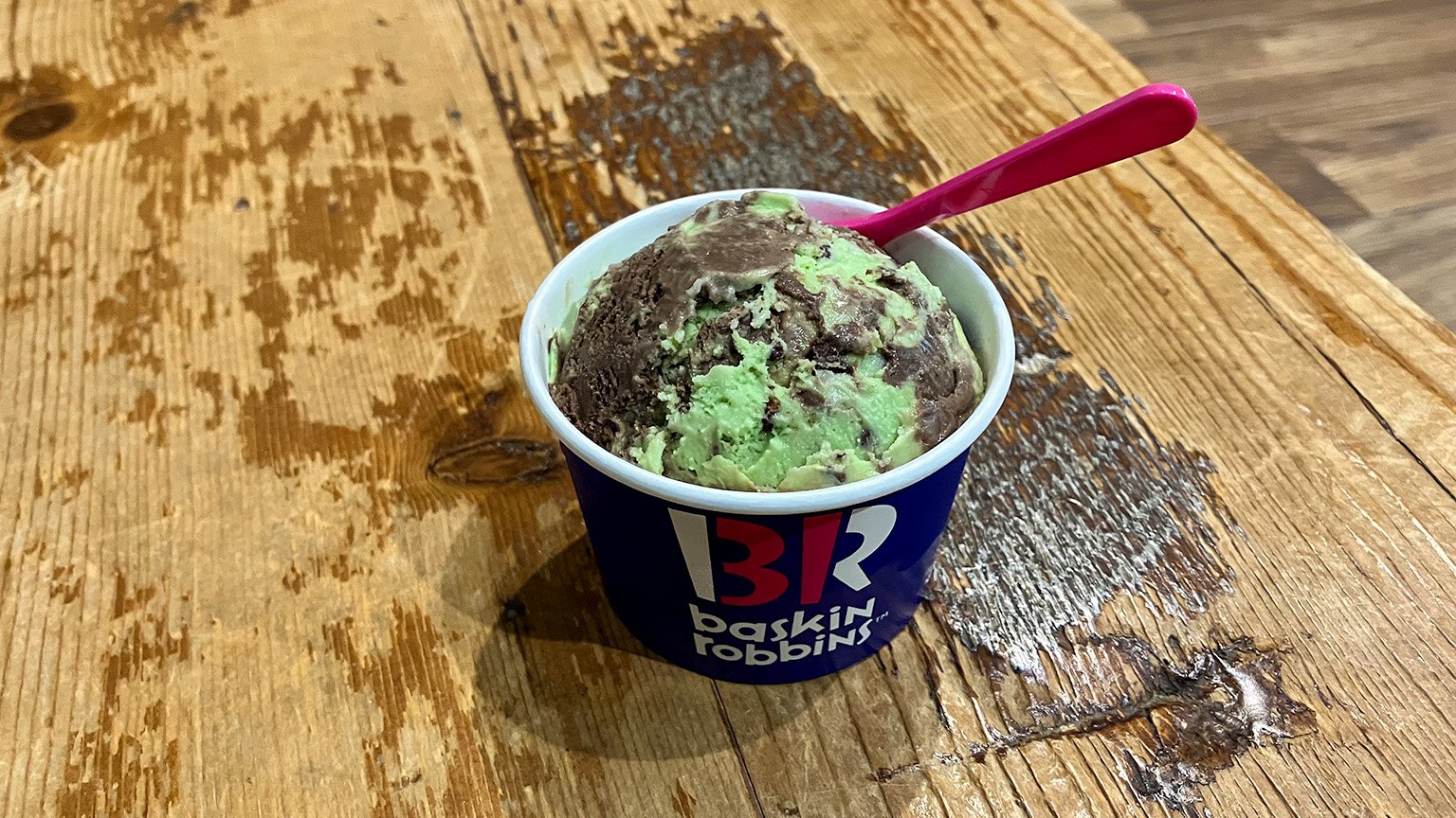 サーティワンアイスクリームのドバイスタイルチョコレートの写真