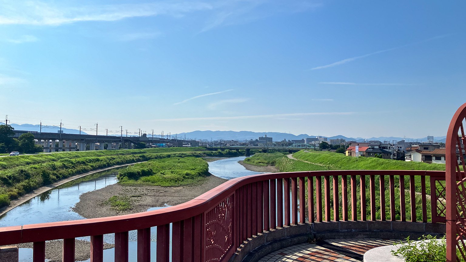園田橋からの景色の写真