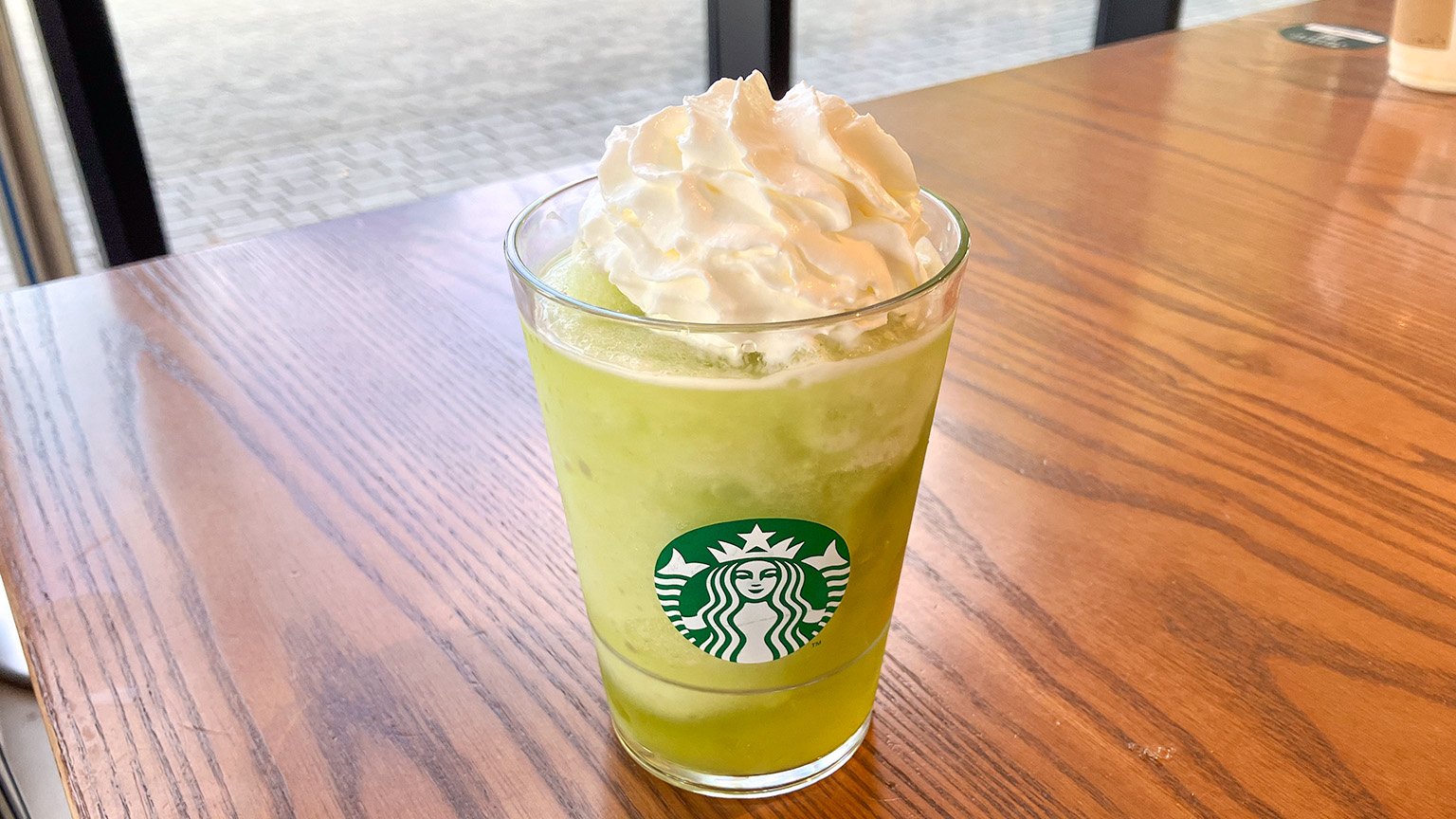 スタバのグランマスカットフラペチーノの写真