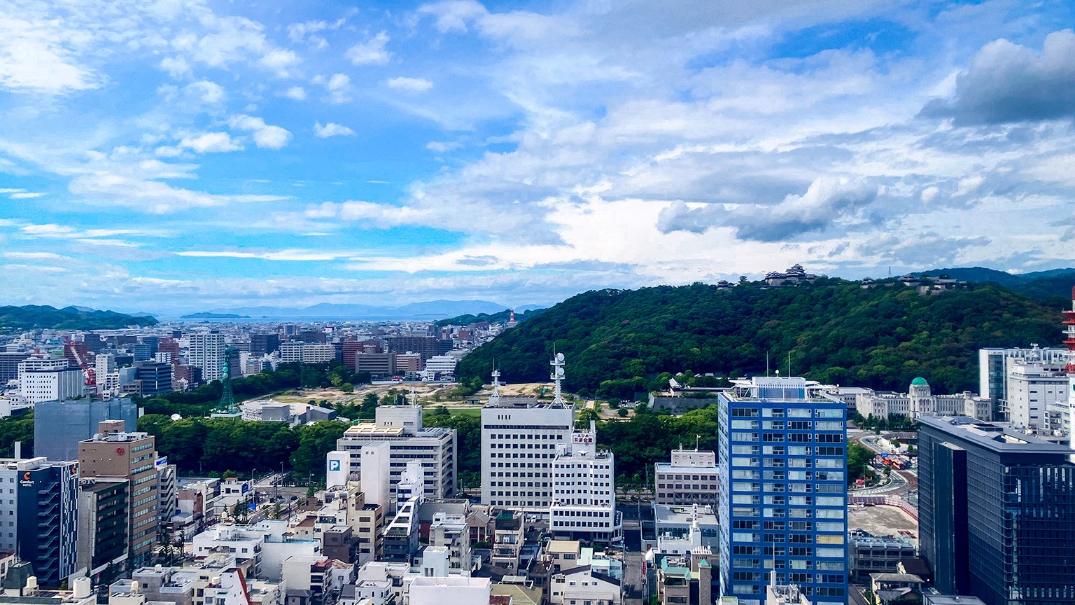 大観覧車「くるりん」からの景色の写真