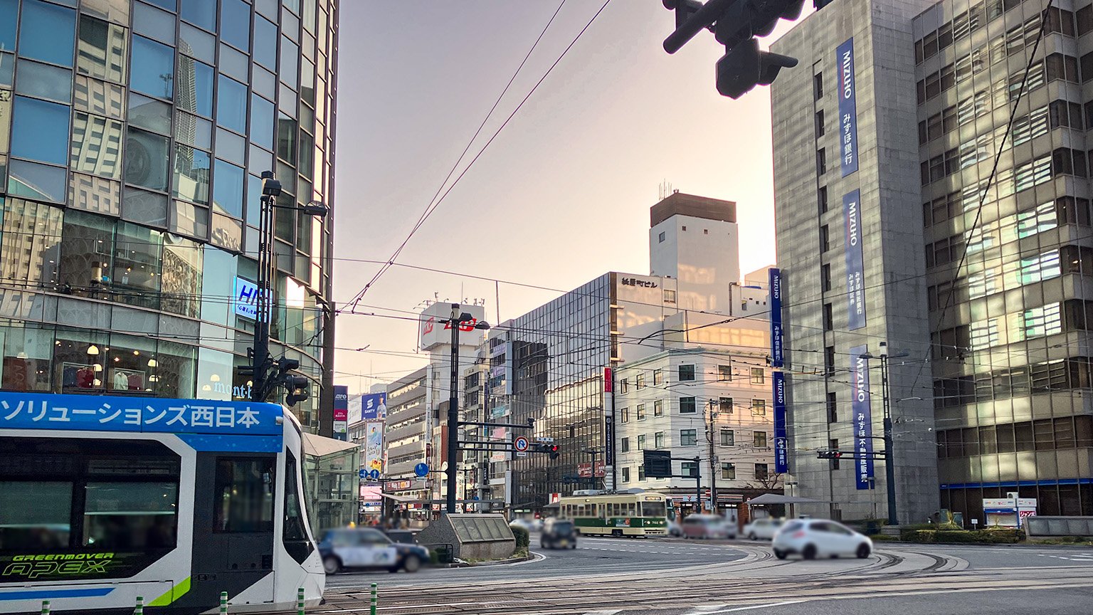 紙屋町交差点の写真