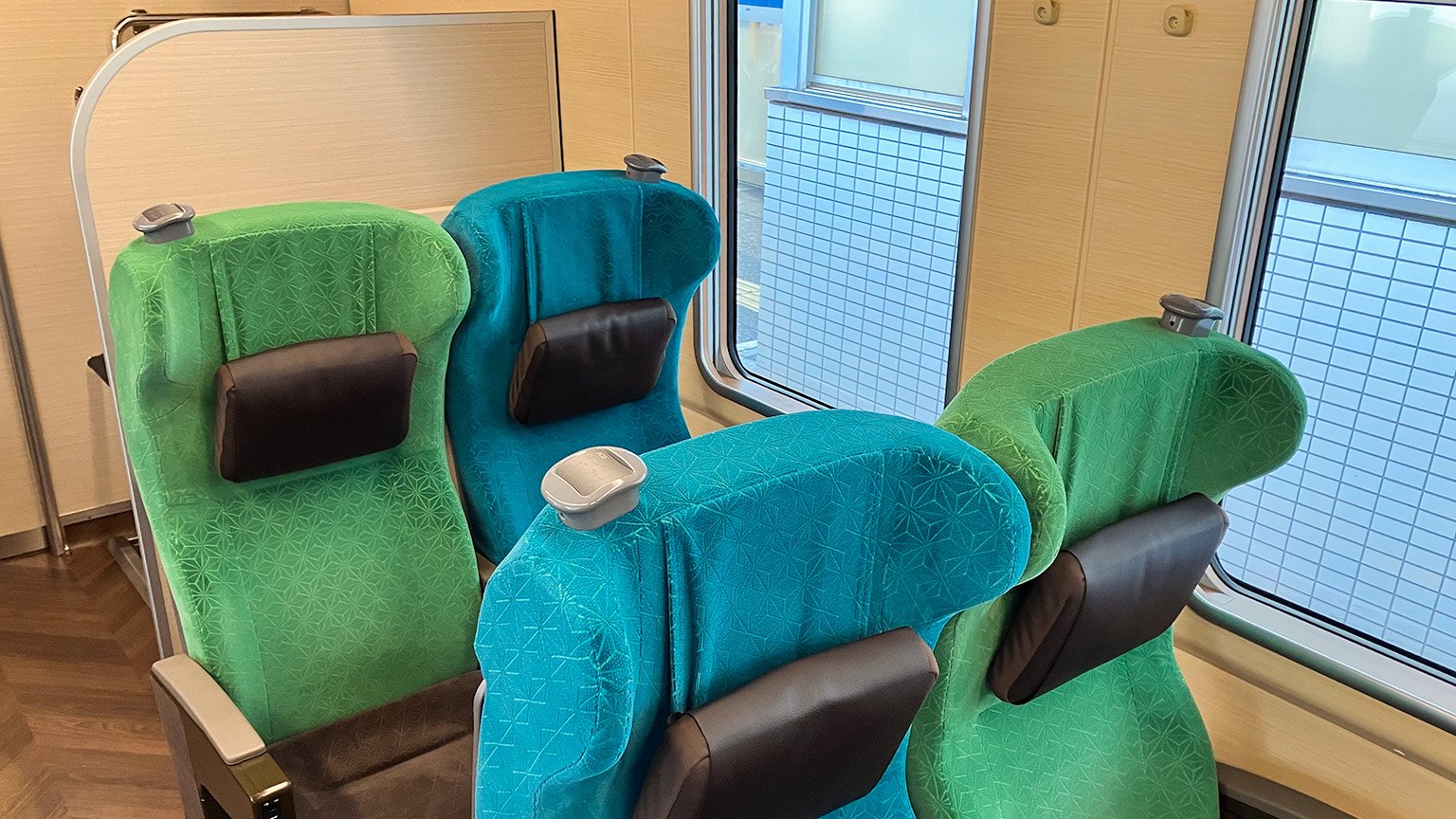 特急やくもの車内の写真