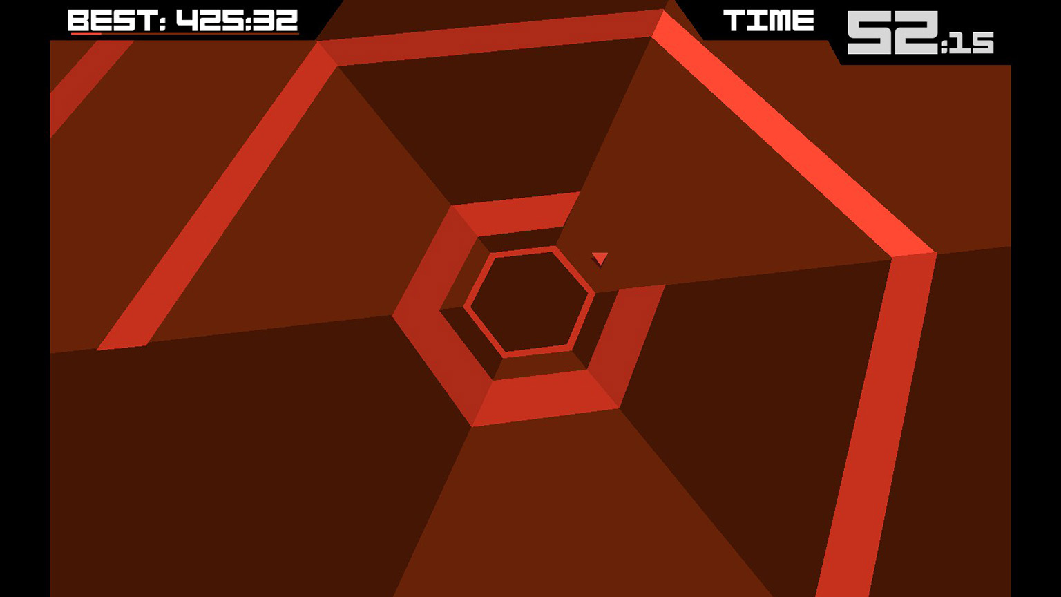 Super Hexagon の HEXAGON モードの画像