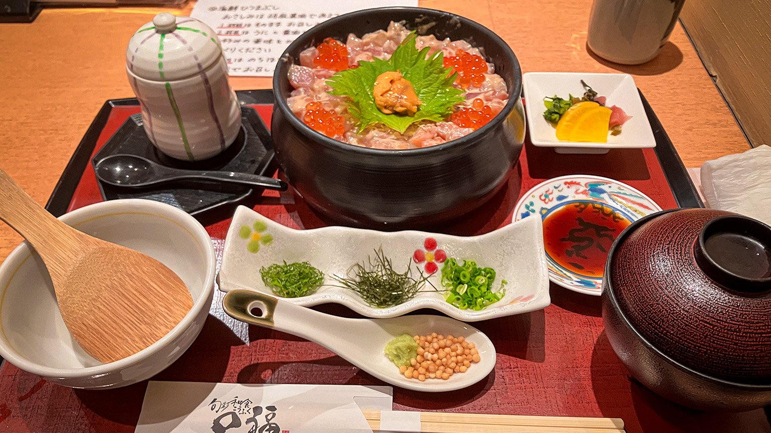 旬彩和食口福の海鮮ひつまぶしの写真