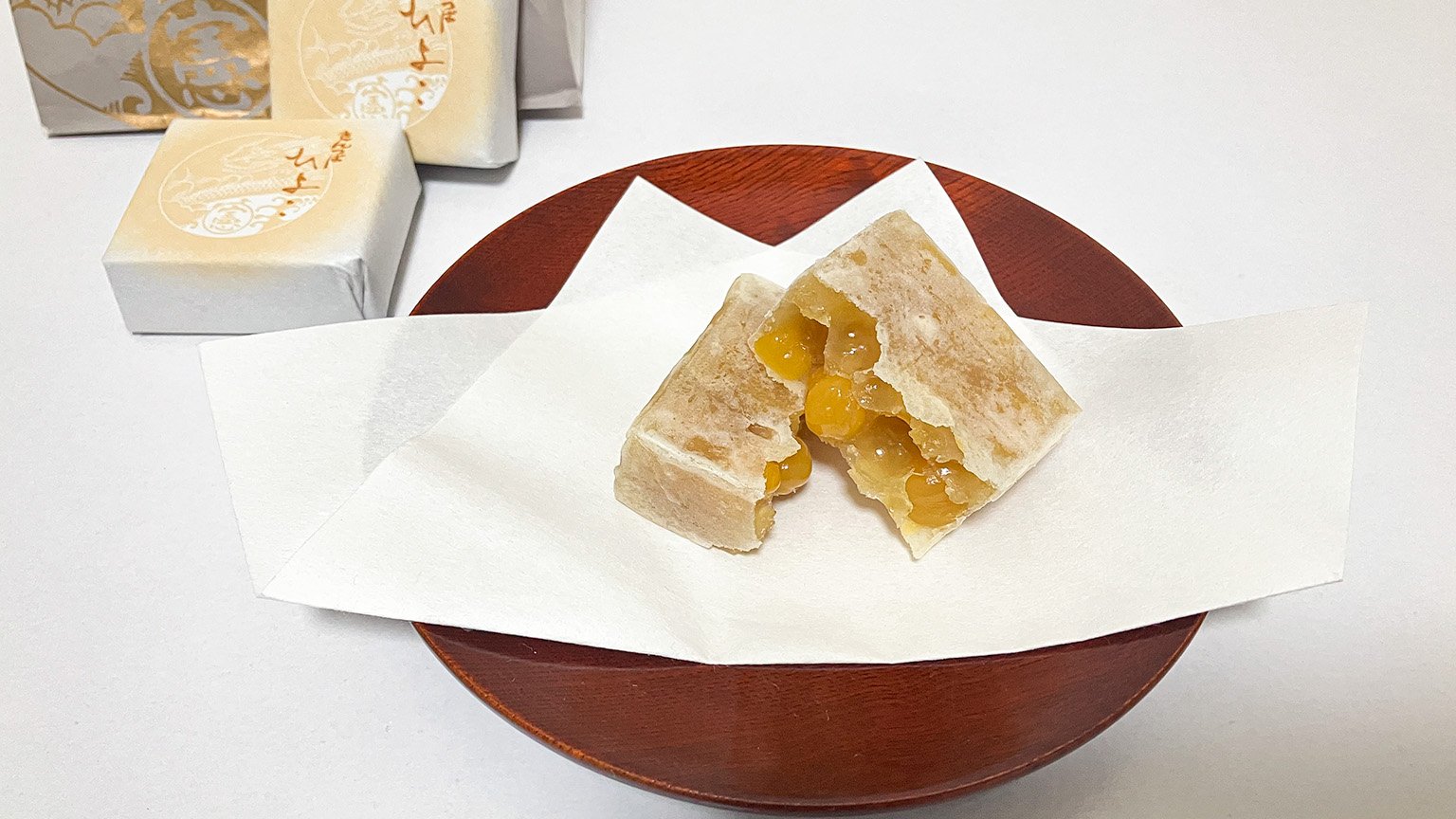 中田屋の「きんつばひよこ」の写真