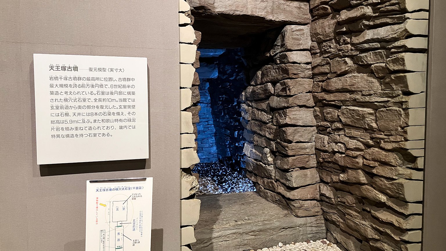 和歌山市立博物館の展示の写真